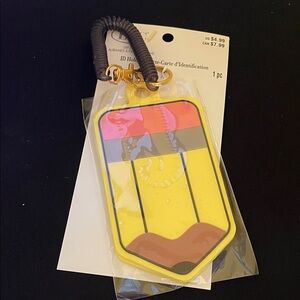 Hobby Lobby Yellow and Brown Pencil ID Holder